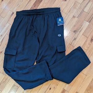 Champion NWT Navy Cargo-style Sweatpants, Men's (or Women's) 2XL